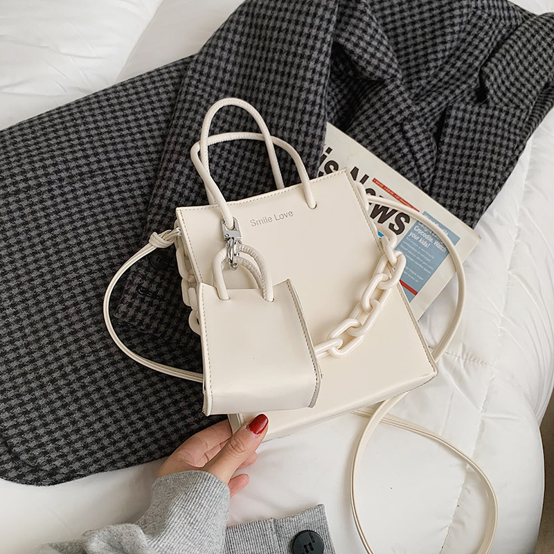 Large Capacity One Shoulder Tote Bag Fashion Handbag - Image 4