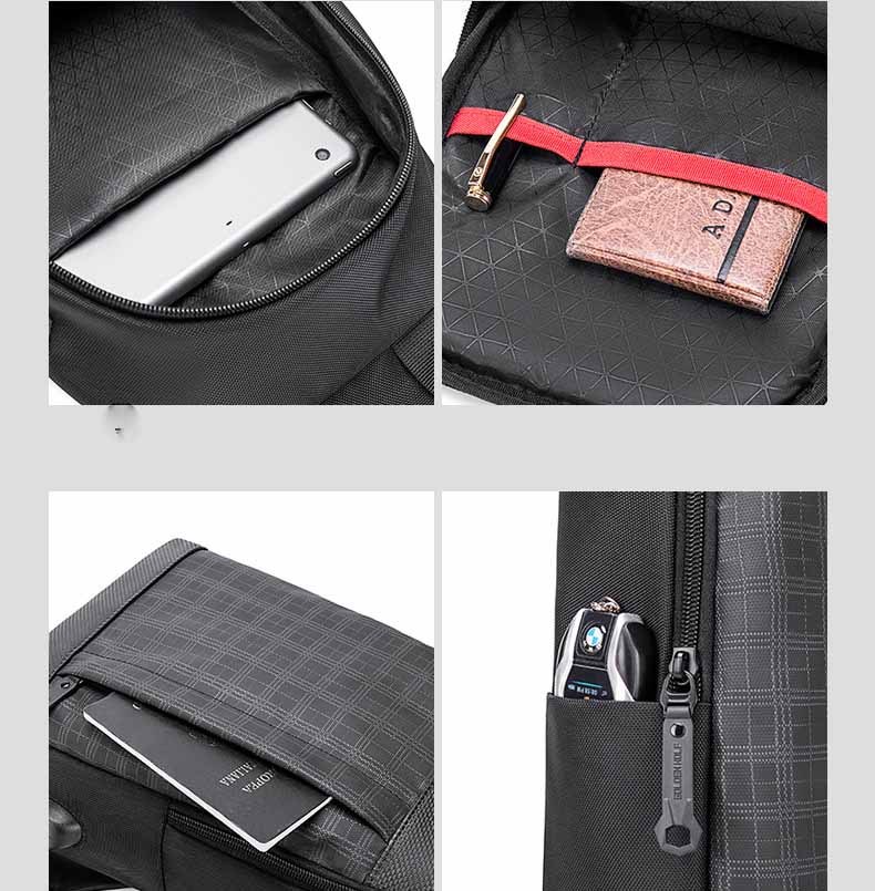 Fashion Men's Simple Polyester Messenger Bag - Image 6